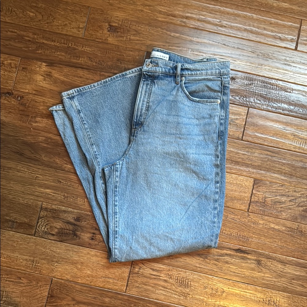 LOFT Women's Flare & Wide Leg Jeans - Light Blue